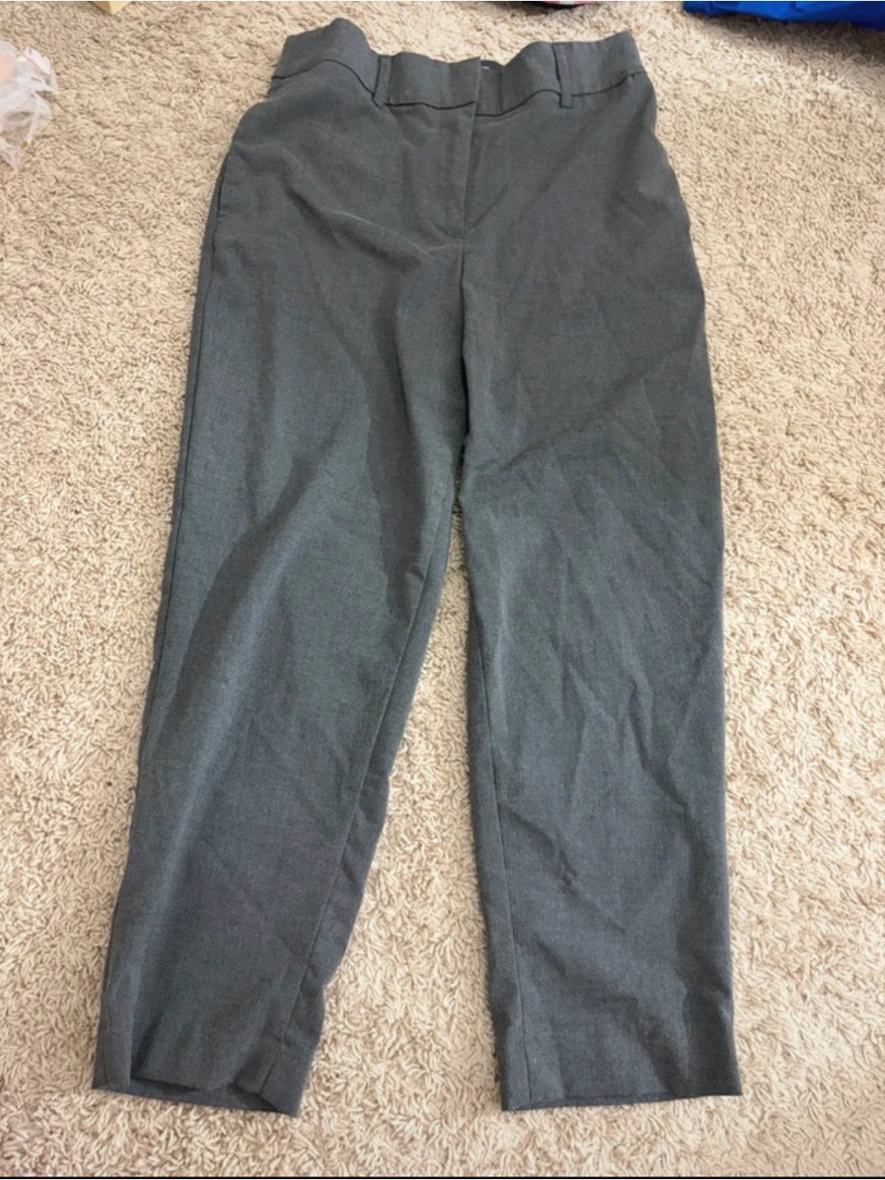 H&M Women's Gray Tailored High-Rise Pants